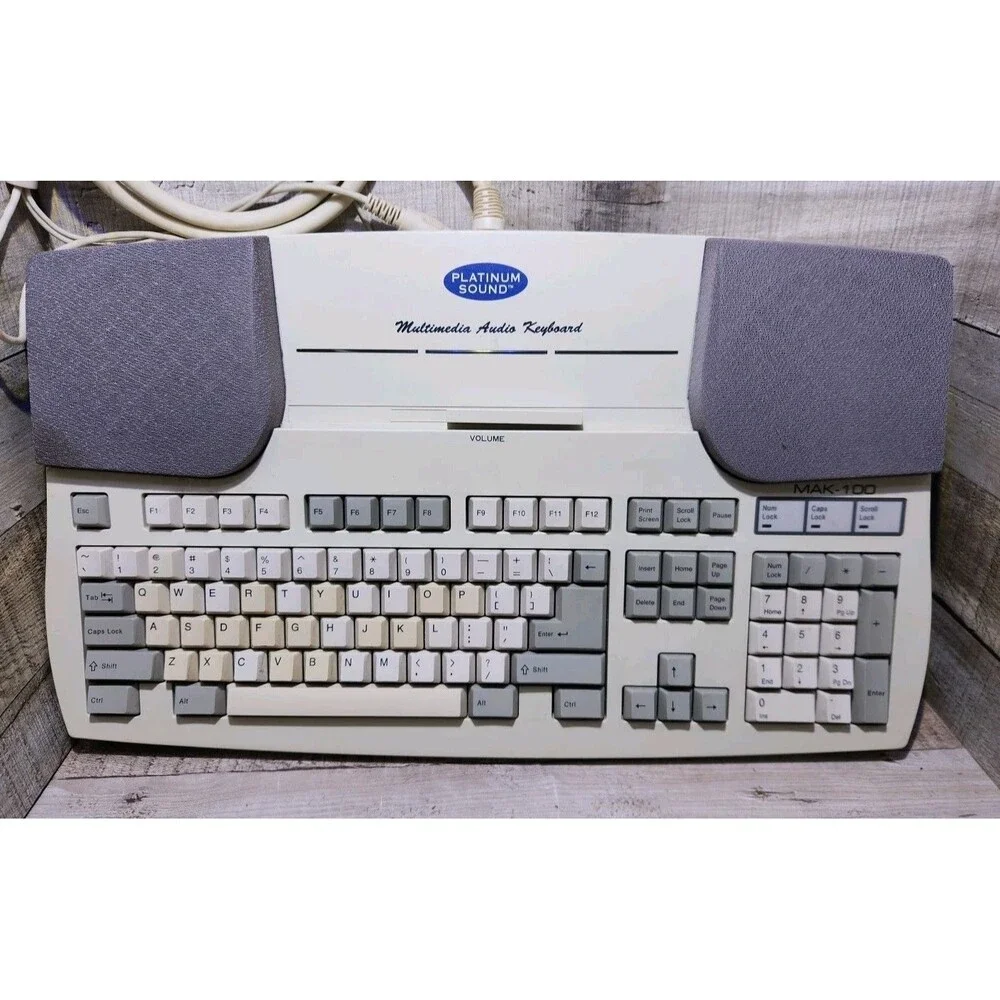Vintage Platinum Sound MAK-100 Multimedia Keyboard UNTESTED